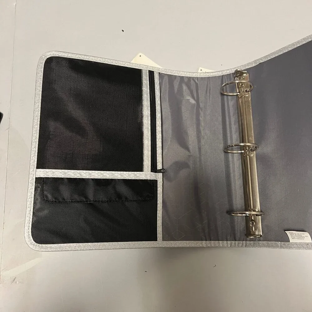 Five Star 2 inch Binder 580 Sheet Capacity Black Gray 12.75
